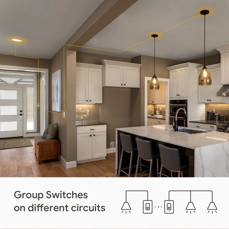 TREATLIFE Apple HomeKit Smart Light Switch 2 Pack, Single Pole,