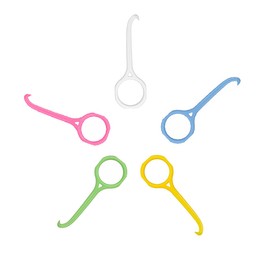 Angzhili 5 Pcs Clear Aligner Removal Tool for Invisalign Braces,Aligner Remove Hook for Retainers,Aligners Trays,Oral Care Accessory, Personal Orthodontic Supplies