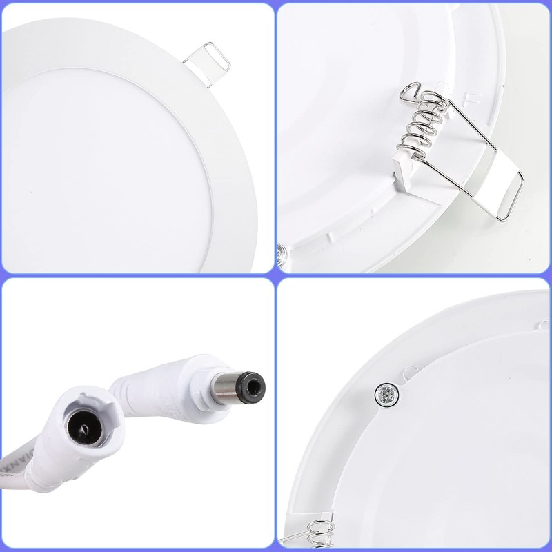 NRGDILY Round LED Ceiling Light 15W Recessed Light and Kitchen