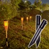 Steel Torch Stakes, 4-Pack, Compatible with Many Brands, Outdoor Torch