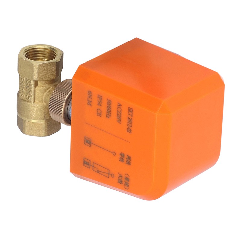 Motorized Ball Valve 2 Wire 2 Way Normally Closed DN15