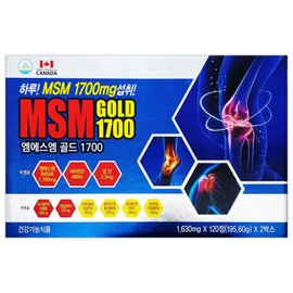 MSM Gold 1700 240 tablets (4 months) dimethyl sulfone joint nutritional supplement / 엠에스엠 골드 1700 240정(4개월) 디메틸설폰 관절영양제