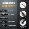 6 PCS Countersink Drill Bit Set, 5 PCS Quick Change