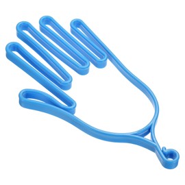 PATIKIL Golf Glove Stretcher 1pc Plastic Keeper Support Rack Holder Dryer Hanger Frame for Sports Glove Maintenance Blue