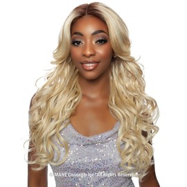 Mane Concept Red Carpet Synthetic Blonde Harmony HD Lace Wig Long Loose Body Curl 24" - RCBH272 LAICEE (H4/MOCHABLONDE)