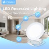 EOSMILE 12 Pack 6 Inch Ultra-Thin LED Recessed Light with
