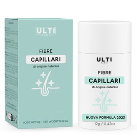 ULTI Paris Scattered Hair for Hair Thickening & Full Hair, 100% Natural! Pouring Hair for Hair Loss and Light Hair, Hair Powder, 12 g (Light Brown) (12 g, Light Brown)