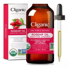 Rosehip Oil Cliganic Rosehip Oil 100% Pure & Natural 30ml 1oz