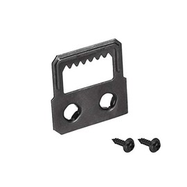 sourcing map Sawtooth Picture Hangers - Double Holes with Screws for Picture Frame Hanging 27mm x 27mm Pack of 50