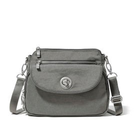 Baggallini Women's Calais Crossbody Bag, Sterling Shimme