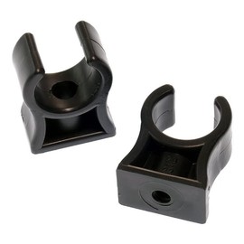 Pipe Clamp RKPS 28 (Pack of 3), Inner Diameter 28-30 mm Pipe Clips Pipe Holder Plastic