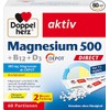 Doppelherz Magnesium 500 + B12 + D3 Direct with Depot Function - Magnesium as a Contribution to the Normal Function of Muscles and Nervous System - 60 Servings of Micro Pellets with Lemon Flavour