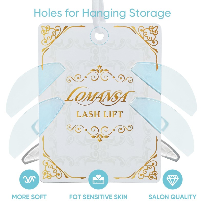 Lomansa Eyelash Lifting Pads, Lash Lifting Pads, Only for Perming