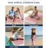 Lane Linen 6-Pack Oversized Quick-Dry Beach Towels