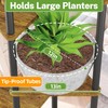 iDavosic.ly 6 Tier Wooden Plant Stand Indoor, 49 Inch Tall,