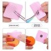 Toallas de limpieza para extensiones de pestañas 400 pzs color