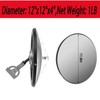 12” Acrylic Indoor Convex Mirror with Plastic Back,Adjustable Wide Angle