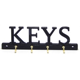 Medallurgy Simple Keys Key Rack Holder Hanger Hook Keyrack Entryway Organization Home Decor Wall Hooks Jewelry Organizer Housewarming Gift