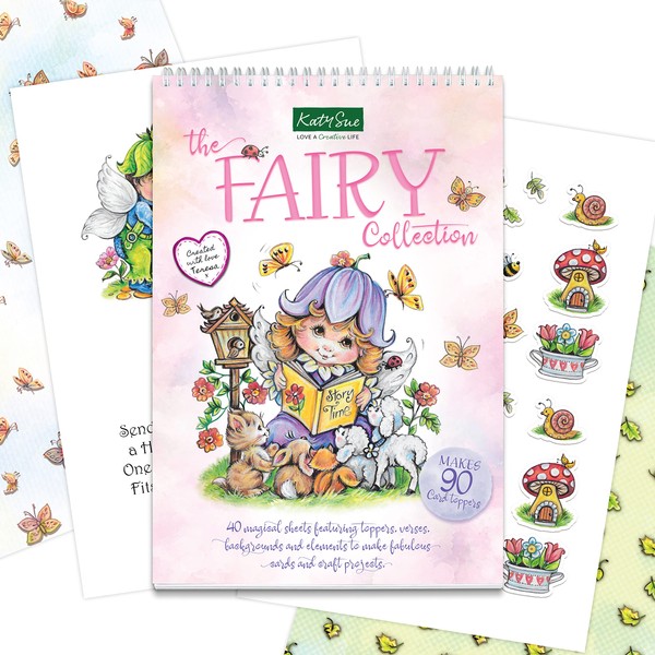 Katy Sue 'The Fairy Collection' Paper Craft Pad for Card