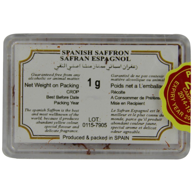 Heera Rishta Spanish Saffron Saffron 1 g (Pack of 6)