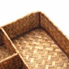 YANGQIHOME Tea Bag/Sugar Packet Holder, Coffee Station Condiment Organizer, Seagrass