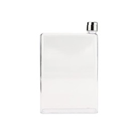 Winkee - Flat Water Bottle 750 ml | Flat Plastic Drinking Bottle | Water Bottle for Backpack, Briefcase, School Bag | Drip Resistant Closable | Gift for School, Birthday, Christmas