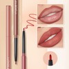 Lip Liner Pencil Set, Highly Pigmented, Waterproof, Natural Velvet Lip