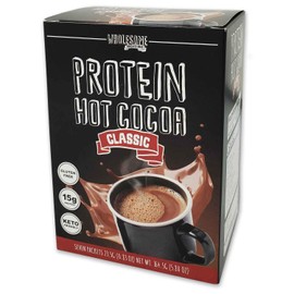 Protein Hot Chocolate, Keto Hot Chocolate Mix, Low Carb Hot Cocoa, 15g Protein, 2g Net Carbs, Low in Sugar, Instant Hot Coco, 7 Individual Macro-Controlled Packages (Classic, 5 Pack)