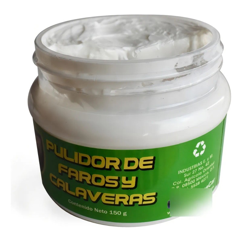 Pulidor New Shine Pasta Para Faros Y Calaveras Restauración 150g