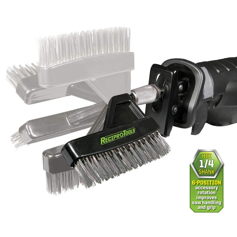 Reciprotools RCT-A10 Reciprocating Saw Adapter Silver Small