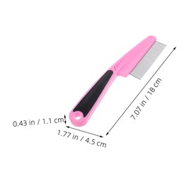 WOONEKY Double Sided Dandruff Comb Fine Tooth Hair Pick Scalp Brush for Dandruff Removal