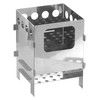 4BIG.fun Hobo Stove Camping Stove Wood Stove Stainless Steel Foldable