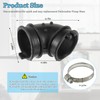 Dishwasher drain hose parts W10445975 Dishwasher Circulation Pump to Sump