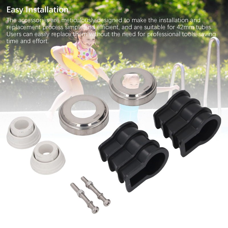 Jiawu Pool Ladder Replacement Kit, 304 Stainless Steel Pools Ladder