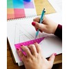 Honagu Triangular Ruler Set, 4+1Pieces Aluminum Alloy Ruler, Metal Drafting