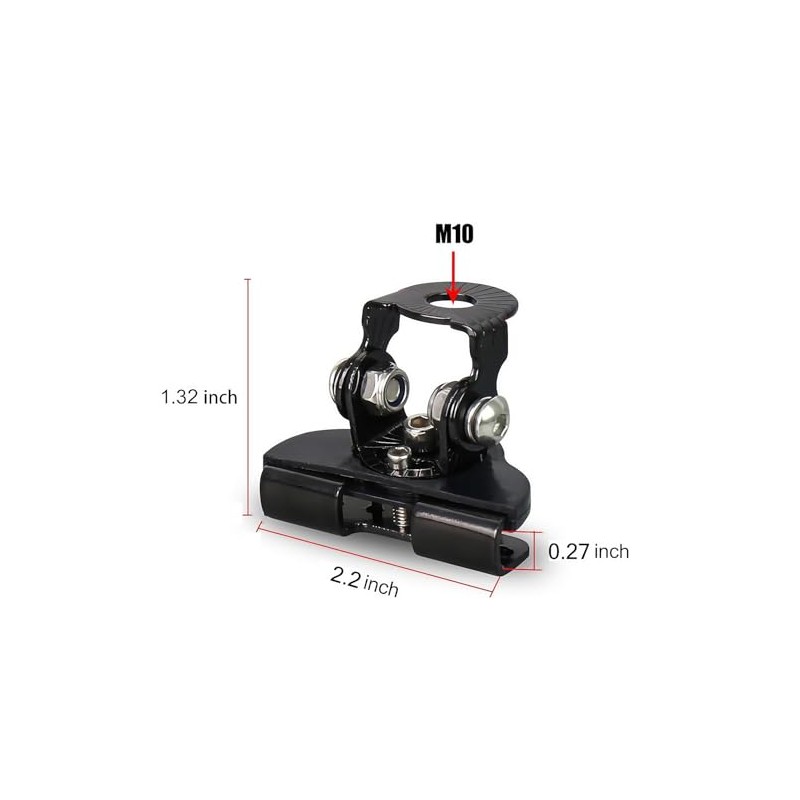Car Work Light Holder 2 Pieces, Universal Adjustable Hood Mount,