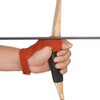 TOPARCHERY Guantes de flecha para 2 dedos, protector de piel