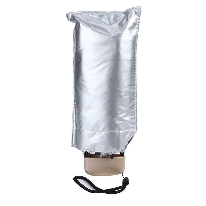 Mini Portable Anti UV Sun Rain Protection Umbrella Women Lady