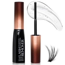 Miuffue Deep Cleansing Cluster Lash Remover, Eyelash Glue Remover for Individual False Lashes, 15s Fast Removal, Safe Ingredients, Cruelty-Free, 0.17 fl oz