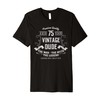 Aged 75 Vintage Dude 75th Birthday Present Premium T-Shirt