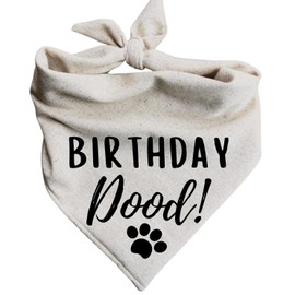 Birthday Dood Dog Bandanna pet Bandana Celebration Party paw-ty (X-Large)