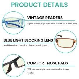 Eyekepper 10 Pack Blue Light Blocking Reading Glasses Computer Readers Men Women +2.50