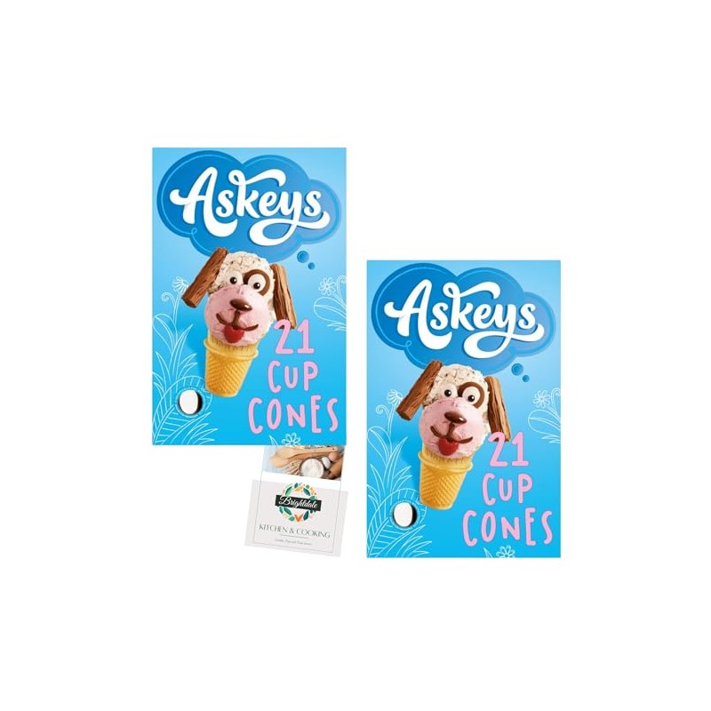 Ice Cream Cone Bundle with Askeys Cup Cones 21 Per