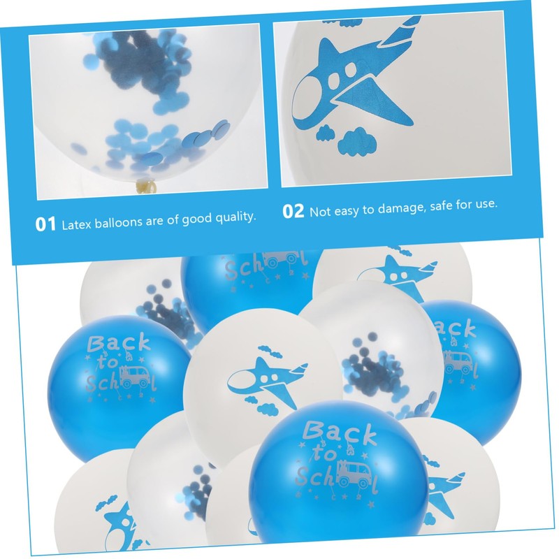 Gadpiparty 30pcs Printed Balloons for Back to School Party Decorations