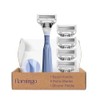 Flamingo Pubic Hair Razor for Women, Shaving Kit, 1 Pubic
