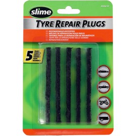 Slime 5 Pack 20252-51 Tyre Repair Plug Refill for Offroad Tubeless Tyres Including ATVs, Mowers and Wheelbarrows