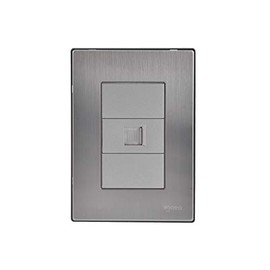 iGoto INOX1022 Toma de datos color, Acero Inoxidable, Color Plata