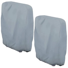 VIVIIHOO Protective Cover for Garden Loungers and Chairs, Pack of 2, Oxford Cover, Wind and UV Resistant, Dustproof, with Storage Bag, for Garden and Beach Furniture, Sun Loungers and Folding Chairs
