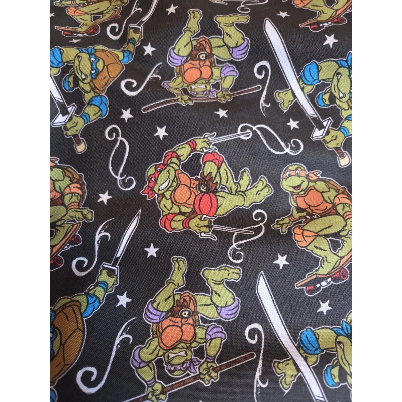 Turtle Action Fabric 2024 by Viacom BTHY