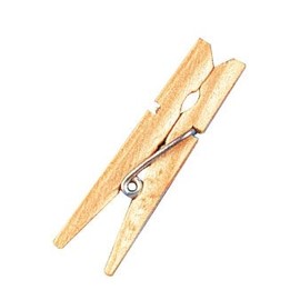 RAYHER - Holz-Wäscheklammern, 4,5 cm, SB-Btl. 24 Stück, natur